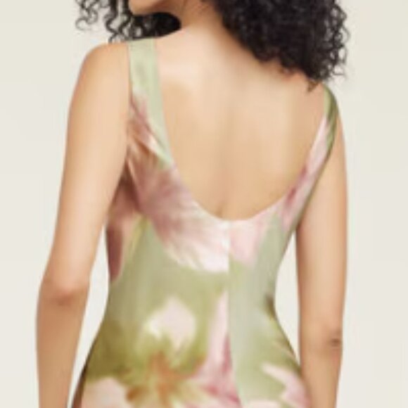 Dynamite Liora Satin Maxi Slip Dress - Picture 2 of 4